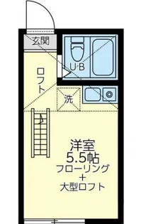 ユナイト上末吉サンロレンツォ【2階】の間取り