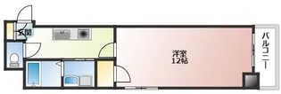 エルグランデ観音【2階】の間取り
