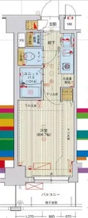 ライジングコート名古屋駅前東【7階】の間取り