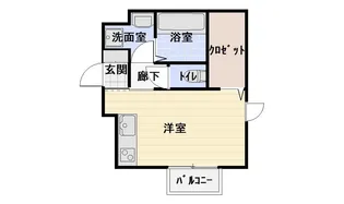 クレール城ケ丘K【2階】の間取り