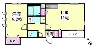 ヴァンベール大森I【1階】の間取り