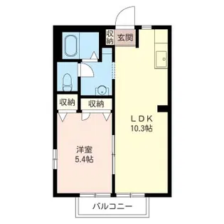 ベルメゾン【2階】の間取り