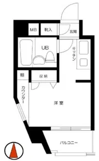 フェニックス西新宿5丁目弐番館【7階】の間取り