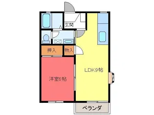 フラッツルピナス【1階】の間取り