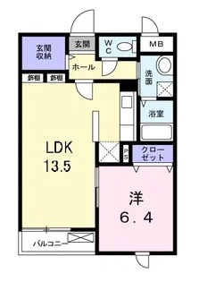 ジュメイラ【1階】の間取り