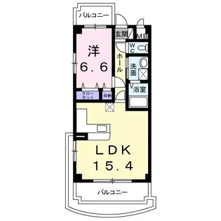 スマイルK・II【2階】の間取り