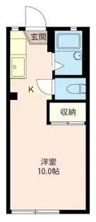 八景サニーハイツ【1階】の間取り