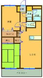 川田マンション【2階】の間取り