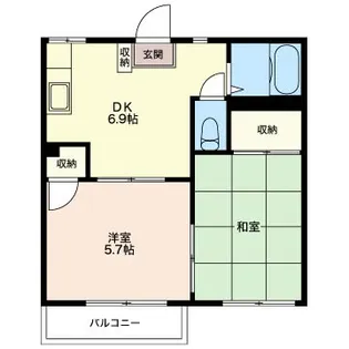 サンヒルズ (2F)【2階】の間取り