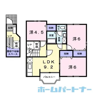 3LDKの間取り画像