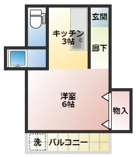 レジデンス川路ビル【5階】の間取り