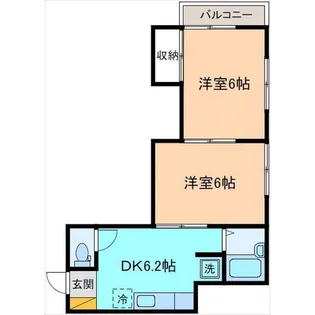 サクラハイム【1階】の間取り