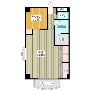 芙蓉ハウス【2階】の間取り