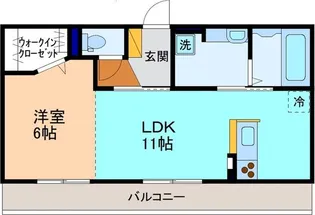 ポンパブランカ9 B棟【2階】の間取り