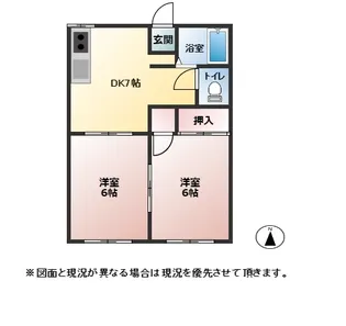 アネックス野田【1階】の間取り