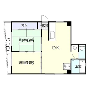 カペラホリエ【2階】の間取り