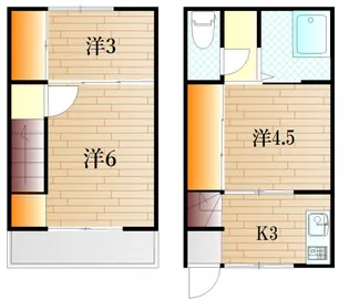 山口県下関市筋ケ浜町【アパート】の間取り