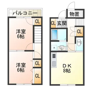 シャロームの間取り