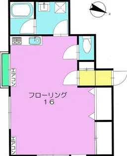 緑が丘グリーンヒルビル【1階】の間取り