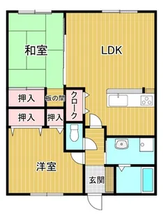 ルミエールガーデンI番館【4階】の間取り