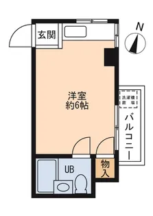 サニーハイツ森北【4階】の間取り