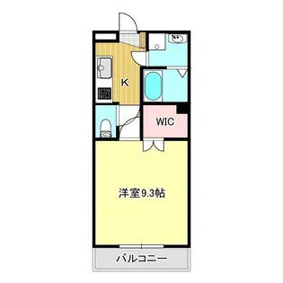 カロレイ日の出町【1階】の間取り
