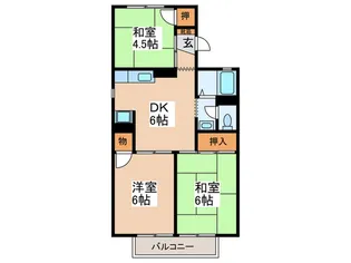 テル-ジュI【2階】の間取り