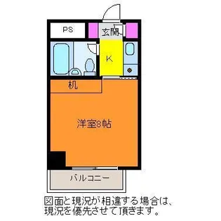 コーポタイワ【3階】の間取り