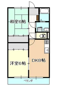岡山県倉敷市帯高【アパート】の間取り