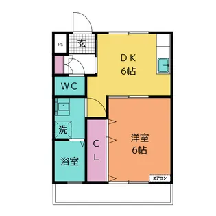 クレイン園【3階】の間取り