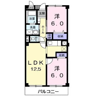 レジダンスY【3階】の間取り