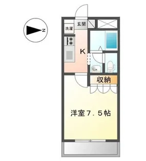 ラヴィアンローズ【1階】の間取り
