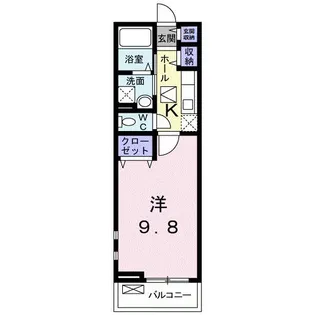 香川県高松市伏石町【アパート】の間取り