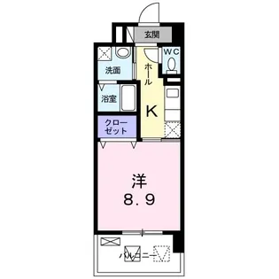 ラ・ルーチェK【4階】の間取り