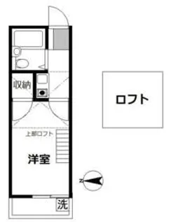 レオパレスクワハラ【2階】の間取り