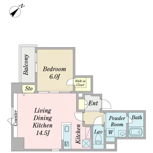 Ciel・Bright【5階】の間取り