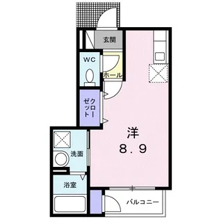 メゾン・ソレイユ【1階】の間取り