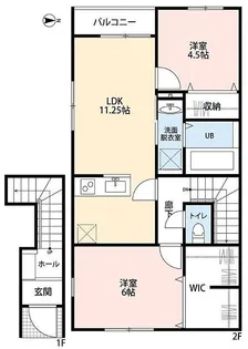 リーブルファイン練馬石神井台【2階】の間取り