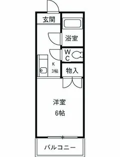 ハイレックスシャトー【2階】の間取り
