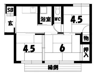 山梨県甲府市横根町【一戸建】の間取り