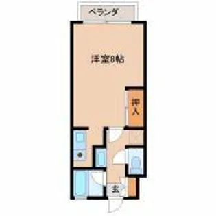 1Rの間取り画像