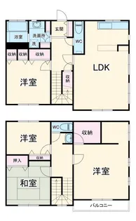 静岡県浜松市中央区瓜内町【一戸建】の間取り