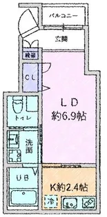 シーンプラス上板橋【1階】の間取り