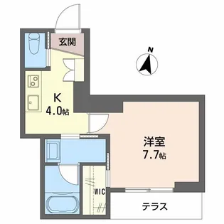 エスポワール柏木【1階】の間取り