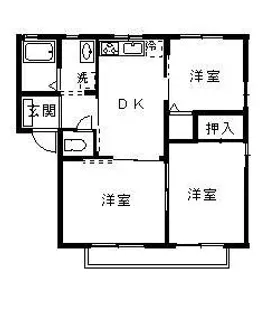 プリムベール【2階】の間取り