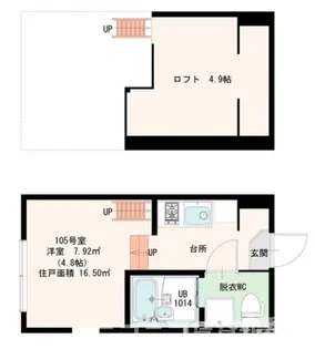 メゾン・ド・グレイス【1階】の間取り