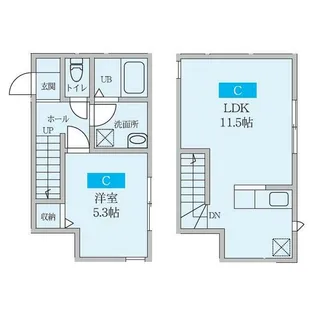 グレースシティ南柏IIの間取り