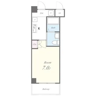 サザン長柄【2階】の間取り
