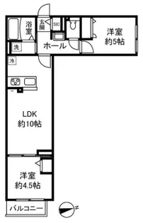 WITH ONE【2階】の間取り