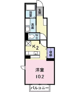 シェトワ【1階】の間取り